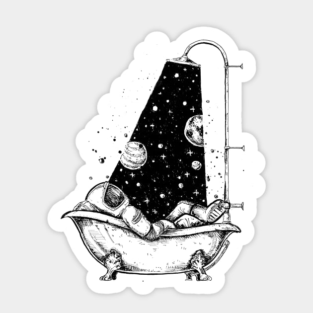 astronaut Sticker by rudoi